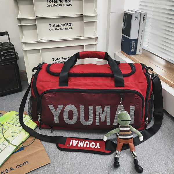 Large Capacity Men's Tote Bag, Portable Travel Bag, Sports Training Fitness Bag for Women, Ideal for Short Trips