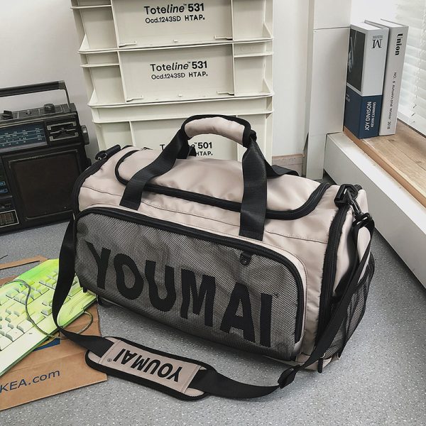 Large Capacity Men's Tote Bag, Portable Travel Bag, Sports Training Fitness Bag for Women, Ideal for Short Trips