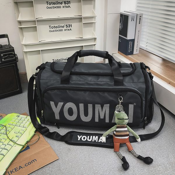 Large Capacity Men's Tote Bag, Portable Travel Bag, Sports Training Fitness Bag for Women, Ideal for Short Trips