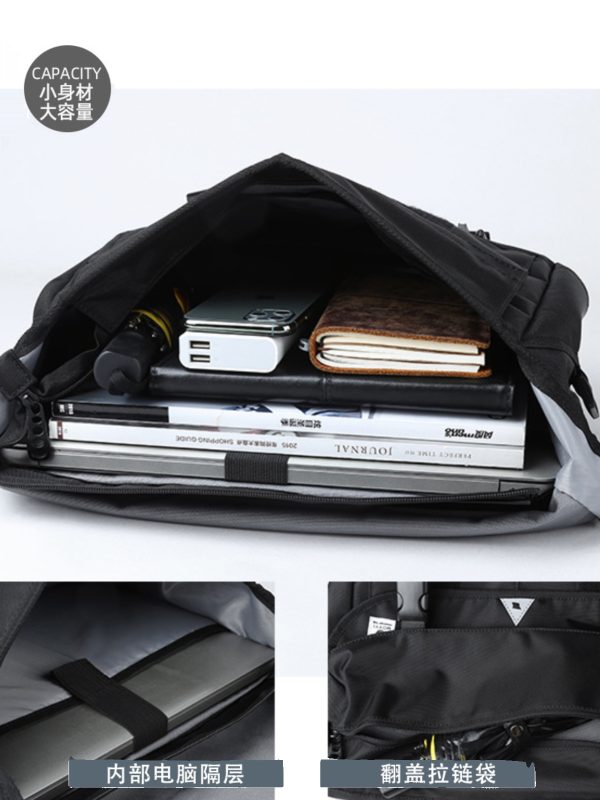 Large-Capacity Multifunctional Crossbody Bag - Trendy Chest Bag for Men, Ideal for Work, Motorcycle, and Everyday Use