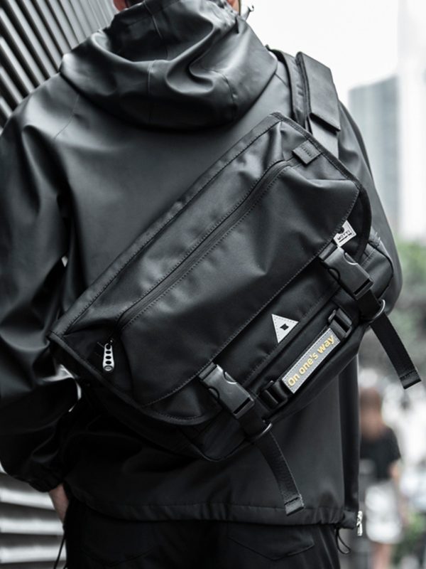 Large-Capacity Multifunctional Crossbody Bag - Trendy Chest Bag for Men, Ideal for Work, Motorcycle, and Everyday Use