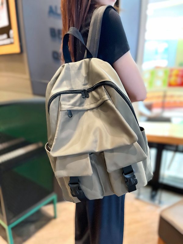Large-Capacity Oxford Cloth Travel Backpack for Women - 2025 Spring Multi-Pocket Student Bag