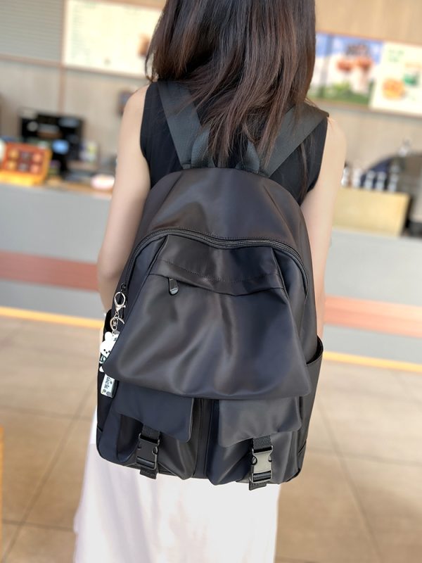 Large-Capacity Oxford Cloth Travel Backpack for Women - 2025 Spring Multi-Pocket Student Bag