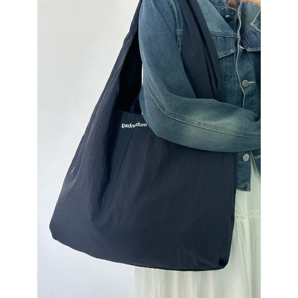 Large Capacity Quick-Drying Canvas Tote Bag for Women - Summer 2024 Stylish Shoulder Bag