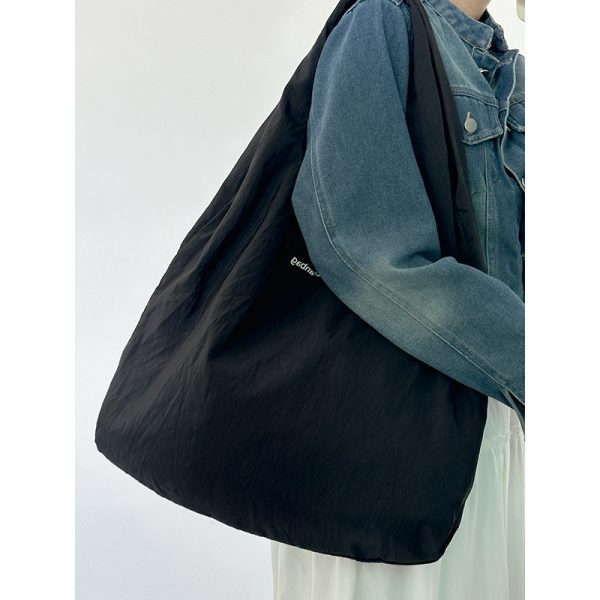 Large Capacity Quick-Drying Canvas Tote Bag for Women - Summer 2024 Stylish Shoulder Bag