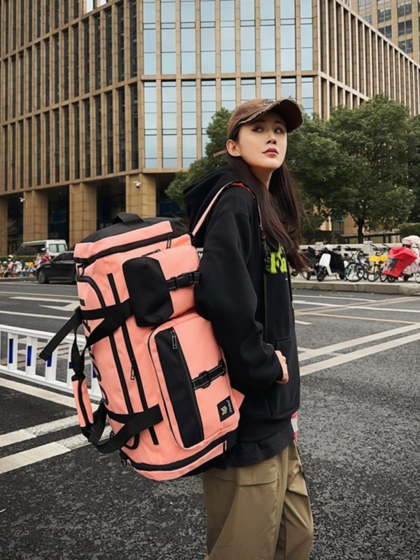 Large Capacity Sports Bag with Dry Wet Separation - Fitness Backpack for Men & Women, Training Equipment & Skiing Storage