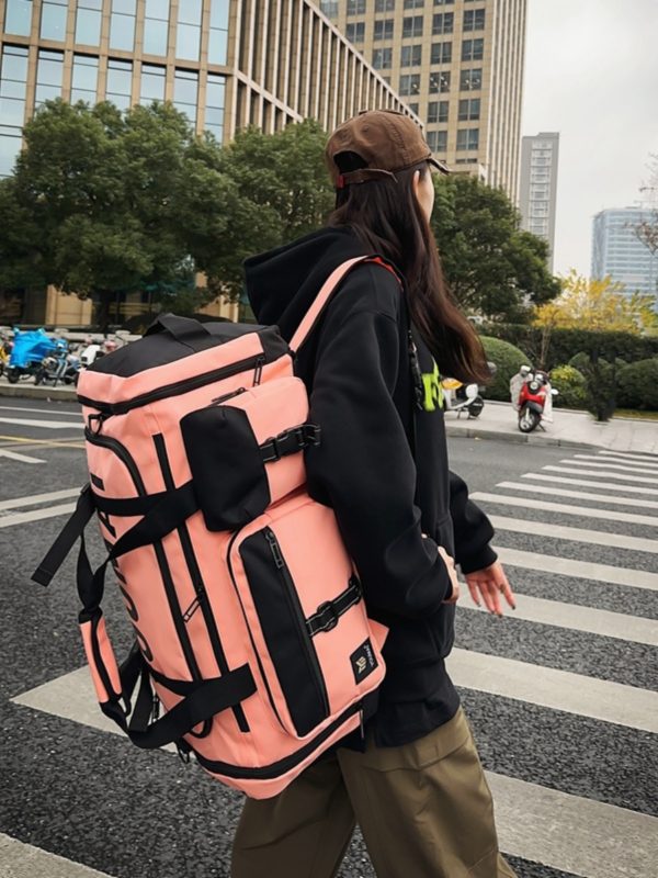 Large Capacity Sports Bag with Dry Wet Separation - Fitness Backpack for Men & Women, Training Equipment & Skiing Storage