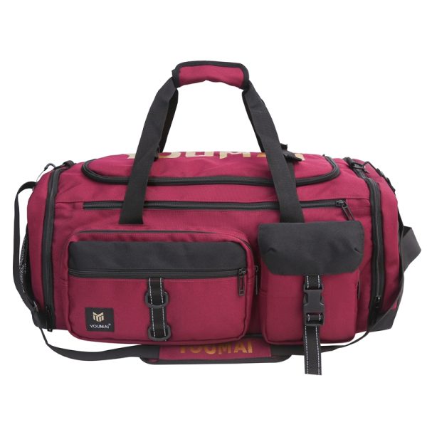 Large Capacity Sports Bag with Dry Wet Separation - Fitness Backpack for Men & Women, Training Equipment & Skiing Storage