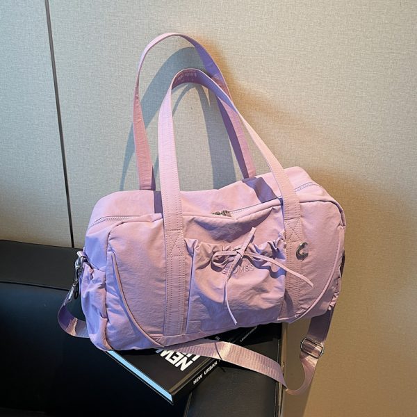 Large Capacity Sports Fitness Travel Bag with Dry Wet Separation - Ideal for Short-Distance Travel & Maternity Storage