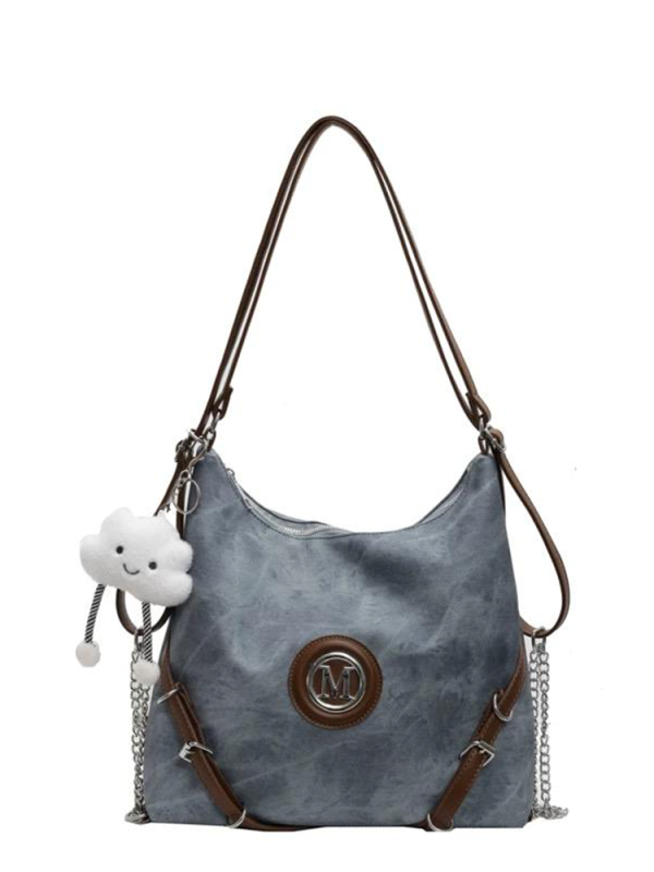 Large Capacity Three-in-One Women's Crossbody Bag - Stylish Shoulder Tote & Backpack for Spring 2025