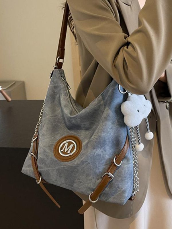 Large Capacity Three-in-One Women's Crossbody Bag - Stylish Shoulder Tote & Backpack for Spring 2025