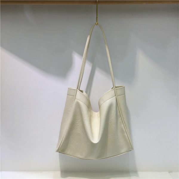 Large Capacity Tote Bag for Women - Korean Style Lazy Chic Design, 2023 New Fashion Shoulder Bag, Niche Aesthetic