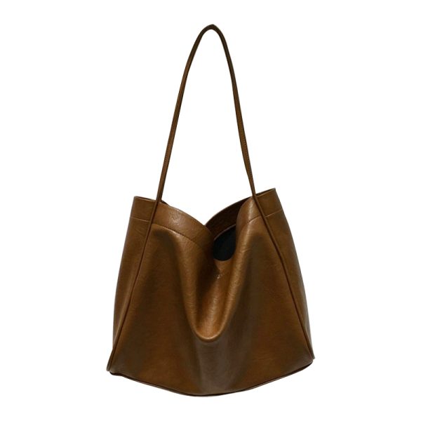 Large Capacity Tote Bag for Women - Korean Style Lazy Chic Design, 2023 New Fashion Shoulder Bag, Niche Aesthetic