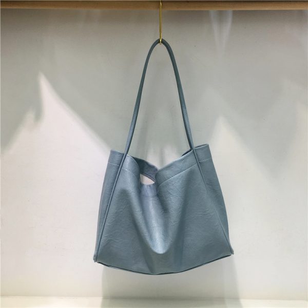 Large Capacity Tote Bag for Women - Korean Style Lazy Chic Design, 2023 New Fashion Shoulder Bag, Niche Aesthetic