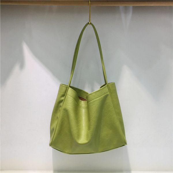 Large Capacity Tote Bag for Women - Korean Style Lazy Chic Design, 2023 New Fashion Shoulder Bag, Niche Aesthetic