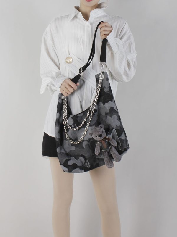Large Capacity Tote Bag for Women - Niche Design, Fashionable Versatile Shoulder Crossbody Bag for Spring Summer Style