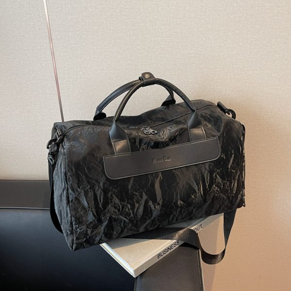 Large Capacity Travel Bag for Women, Lightweight Crossbody Gym Bag, Versatile Handheld Luggage for Short Trips and Sports
