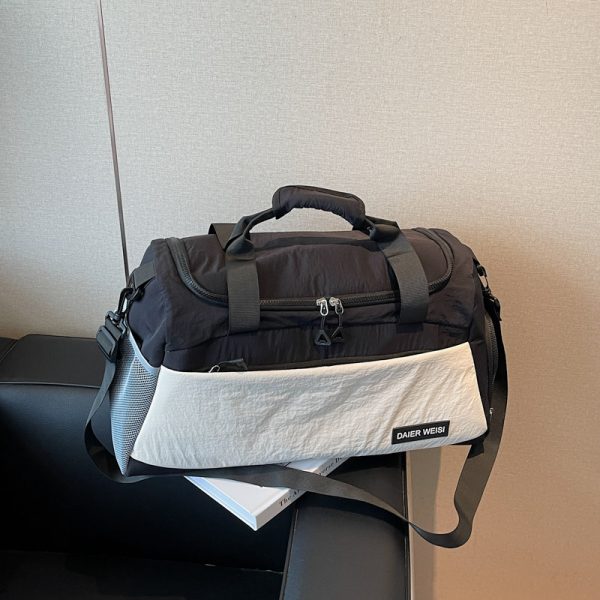 Large Capacity Women's Carry-On Travel Bag - Lightweight Handbag for Short-Distance Trips, Sports, and Luggage Organization