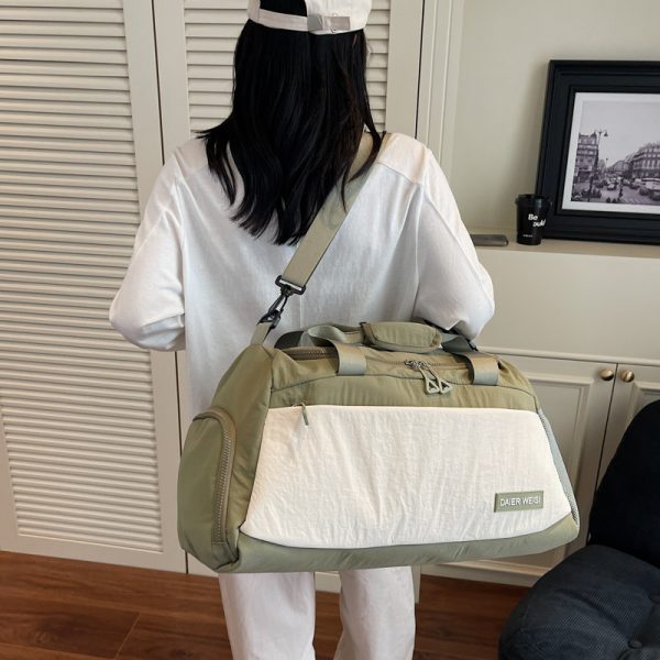 Large Capacity Women's Carry-On Travel Bag - Lightweight Handbag for Short-Distance Trips, Sports, and Luggage Organization