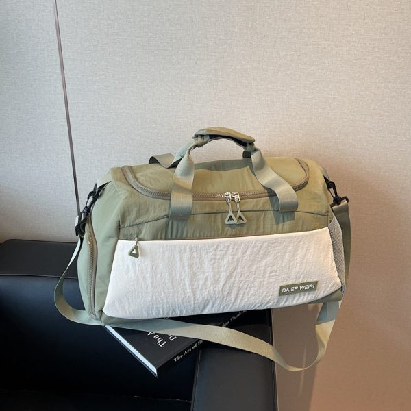 Large Capacity Women's Carry-On Travel Bag - Lightweight Handbag for Short-Distance Trips, Sports, and Luggage Organization
