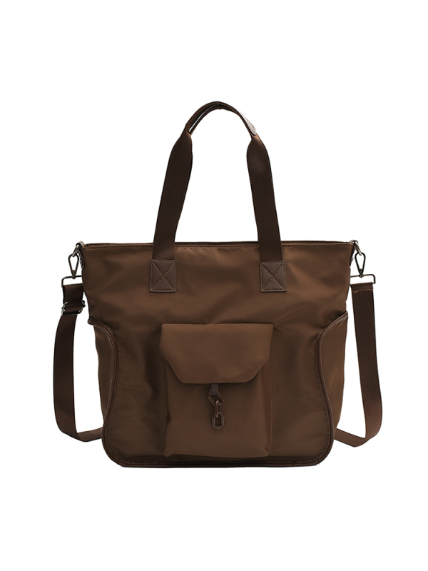Large-Capacity Women's Shoulder Bag - Versatile Minimalist Tote & Crossbody for Students and Commuters - Chic Everyday Style