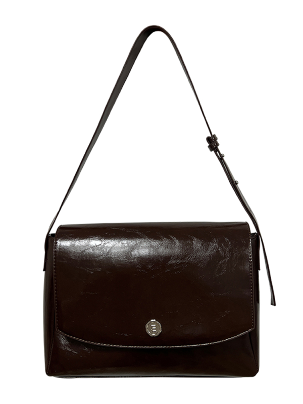 Light Luxury Retro Crossbody Bag for Women - High-End Minimalist Shoulder Bag with Large Capacity for Commuting