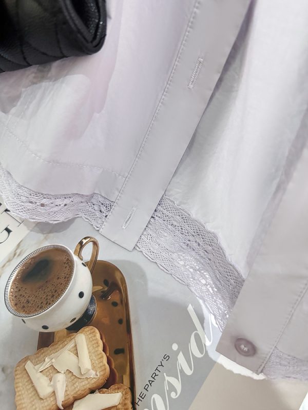 Light Purple Short Jacket for Women - Unique Spring & Autumn Thin Outerwear Trend 2025, Stylish Layering Piece