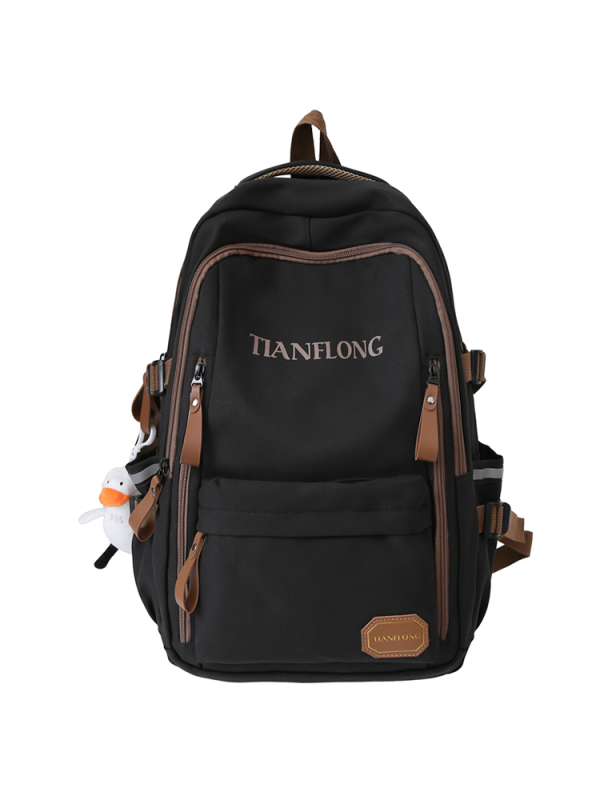 Lightweight Double Shoulder Bag for Girls - Stylish Classroom Backpack for High School & College Students, Travel Laptop Carrier
