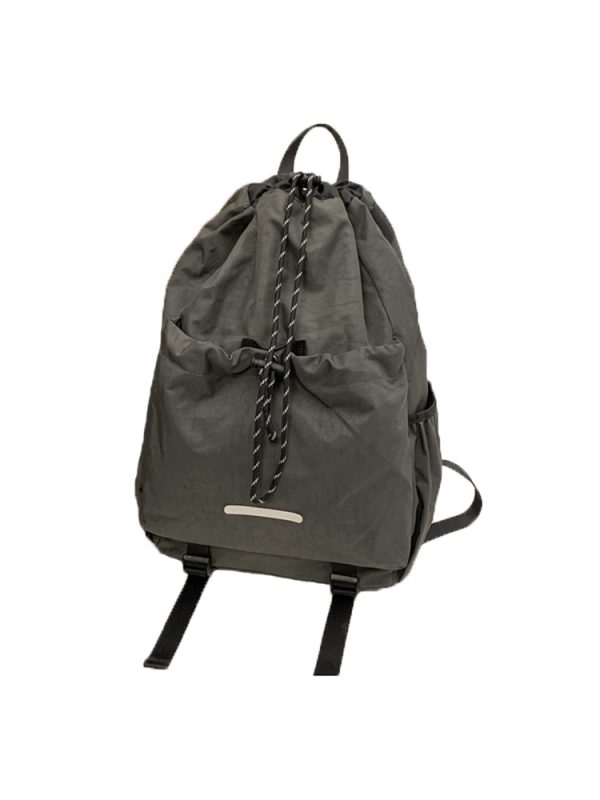 Lightweight Drawstring Backpack for Men - Summer 2025 Outdoor Cycling & Travel Bag, Ideal for School & Mountaineering Adventures