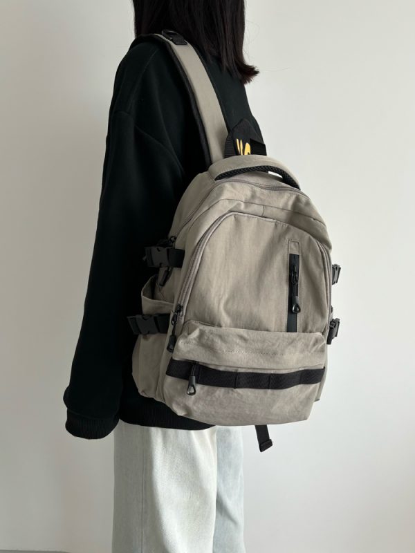 Lightweight French Style Backpack for Girls - Summer Commuter Laptop Bag for High School Students, Travel-Ready Design 2025