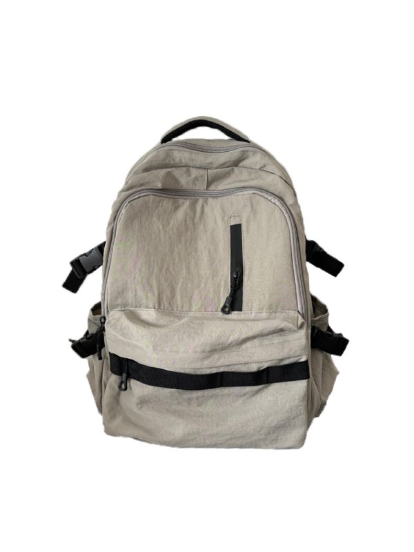 Lightweight French Style Backpack for Girls - Summer Commuter Laptop Bag for High School Students, Travel-Ready Design 2025