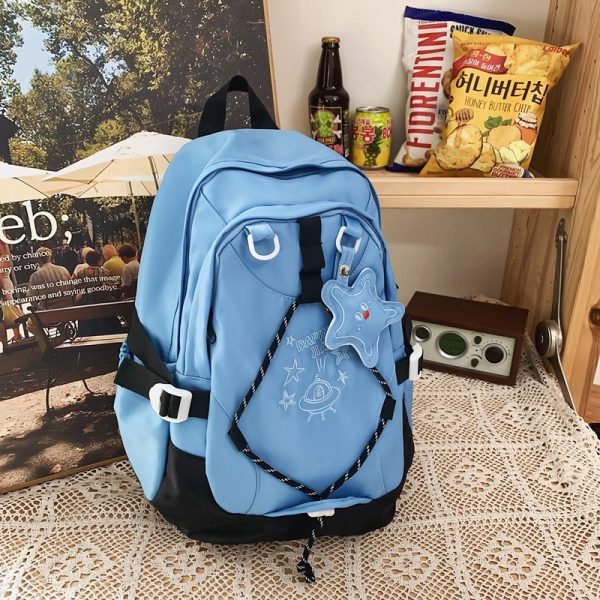 Lightweight Girls' Shoulder Backpack for School & Travel, Large Capacity Design, Stylish and Functional School Bag for Students