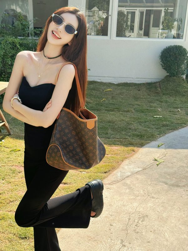 Lightweight High-Waisted Bell-Bottom Pants for Spring & Summer, Stretchy Slim-Fit Draped Wide-Leg Trousers