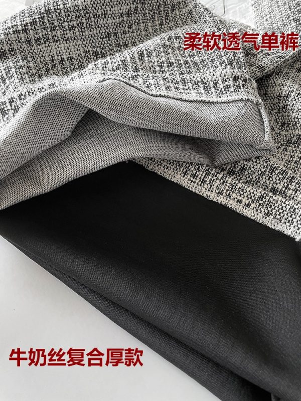 Lightweight High-Waisted Wide-Leg Pants for Women - Loose Fit, Thin Fabric, Perfect for Spring, Summer, Autumn & Winter