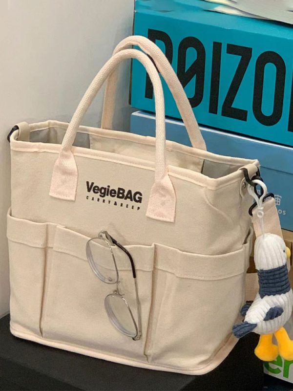 Lightweight Large Capacity Japan Vegiebag Mommy Tote Bag for Mother and Baby â€“ Women's Canvas Diaper Bag