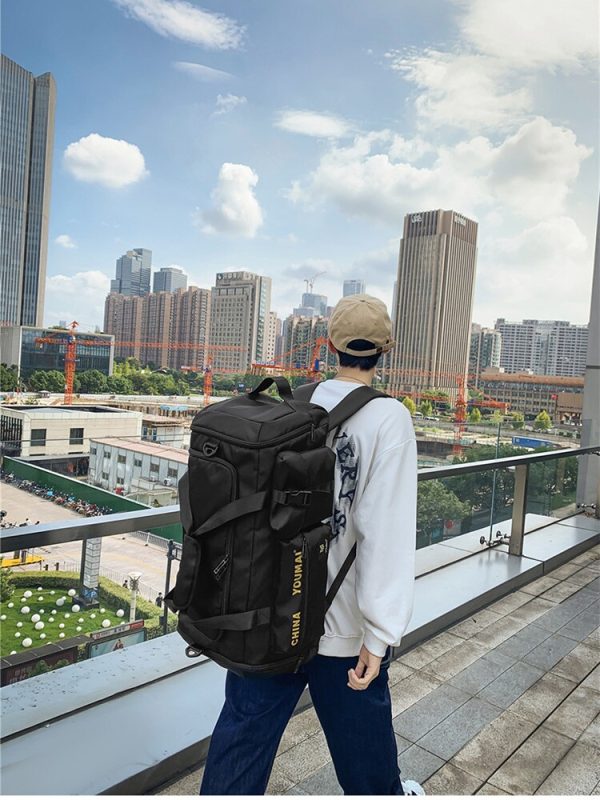 Lightweight Large-Capacity Travel Backpack for Women - Men's Gym Bag with Dry Wet Separation, Ideal for Short-Distance Trips
