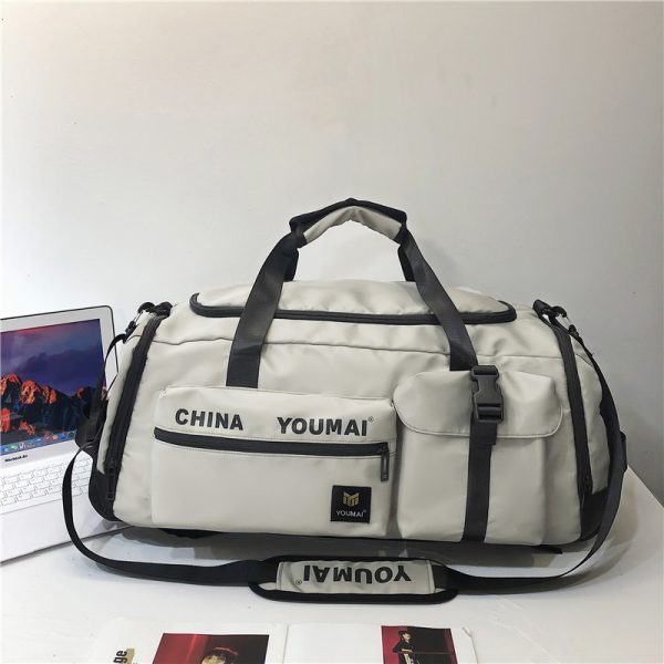 Lightweight Large-Capacity Travel Backpack for Women - Men's Gym Bag with Dry Wet Separation, Ideal for Short-Distance Trips