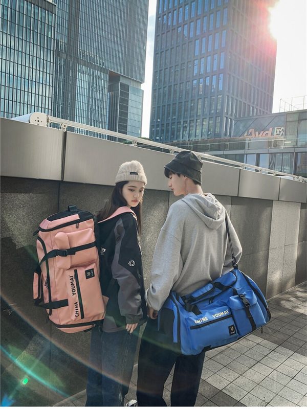 Lightweight Large-Capacity Travel Backpack for Women - Men's Gym Bag with Dry Wet Separation, Ideal for Short-Distance Trips