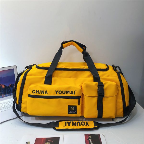 Lightweight Large-Capacity Travel Backpack for Women - Men's Gym Bag with Dry Wet Separation, Ideal for Short-Distance Trips