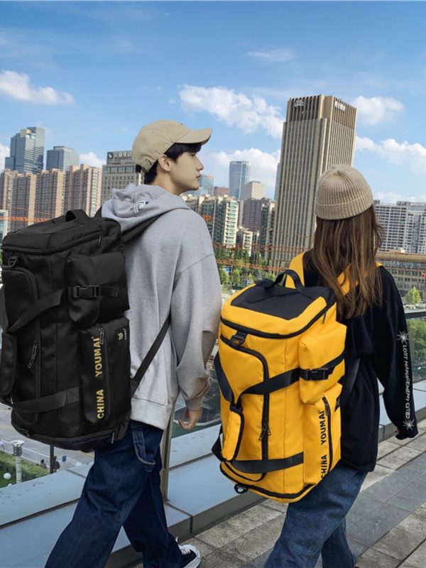 Lightweight Large-Capacity Travel Backpack for Women - Men's Gym Bag with Dry Wet Separation, Ideal for Short-Distance Trips