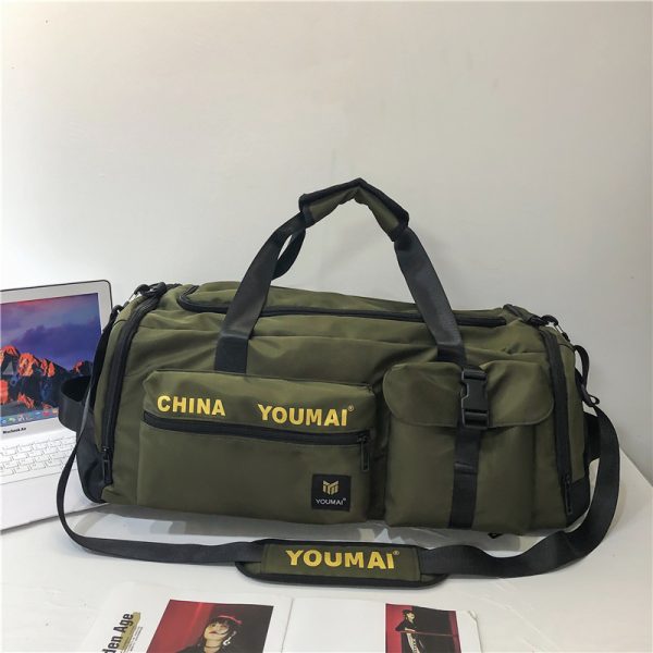 Lightweight Large-Capacity Travel Backpack for Women - Men's Gym Bag with Dry Wet Separation, Ideal for Short-Distance Trips