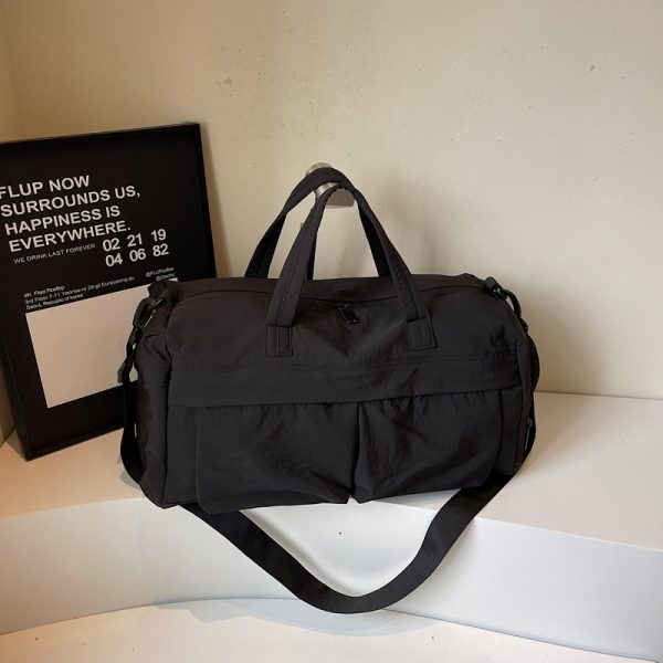 Lightweight Large Capacity Travel Bag for Women and Men, Handheld Crossbody Sports Fitness Bag for Short Trips and Outings