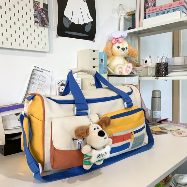 Lightweight Large Capacity Travel Handbag for Women - Stylish Storage Bag for Fitness, Maternity, and Short-Distance Journeys
