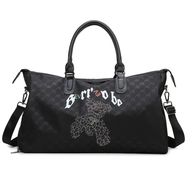 Lightweight Large Capacity Travel Tote Bag for Women - Stylish Sports Fitness Handbag for Short-Distance Journeys