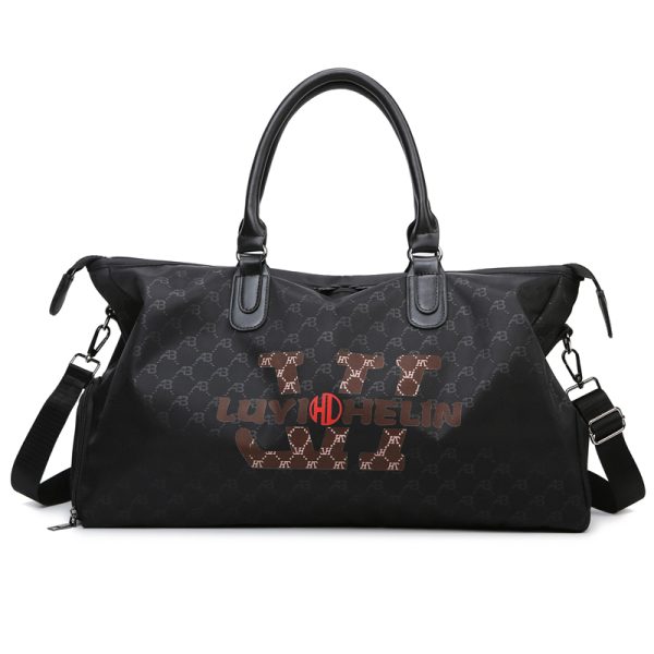 Lightweight Large Capacity Travel Tote Bag for Women - Stylish Sports Fitness Handbag for Short-Distance Journeys