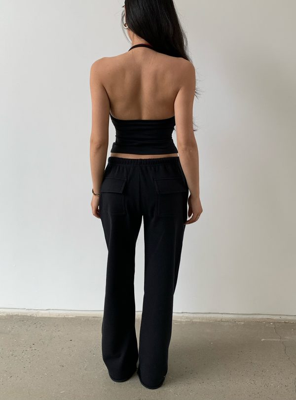 Lightweight Low-Rise Hybrid Sweatpants with Curvy Back Pockets - Comfortable Pajama Pants for Home and Casual Wear