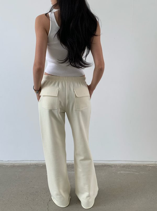 Lightweight Low-Rise Hybrid Sweatpants with Curvy Back Pockets - Comfortable Pajama Pants for Home and Casual Wear