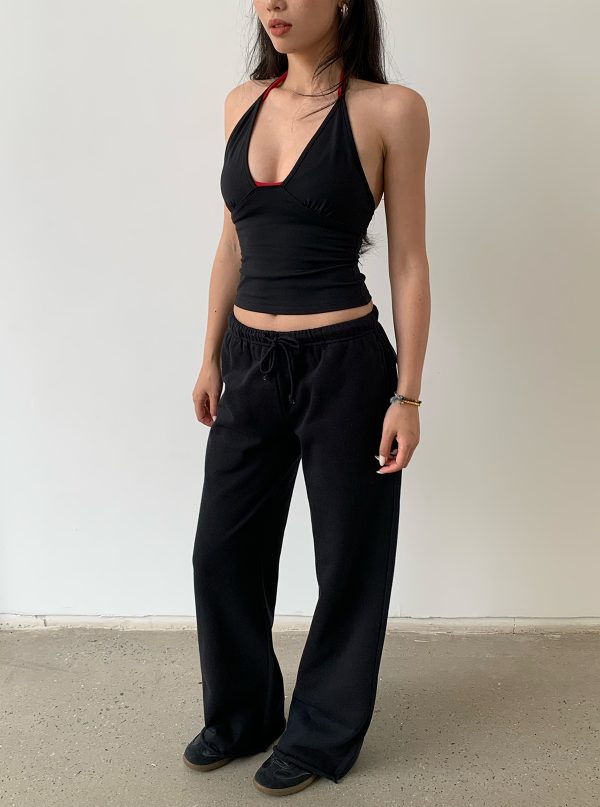Lightweight Low-Rise Hybrid Sweatpants with Curvy Back Pockets - Comfortable Pajama Pants for Home and Casual Wear