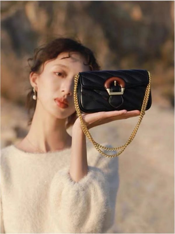 Lightweight Luxury Summer Women's Mini Crossbody Bag - Embroidered Chanel-Style Chain Bag, Versatile Fashion Accessory 2023