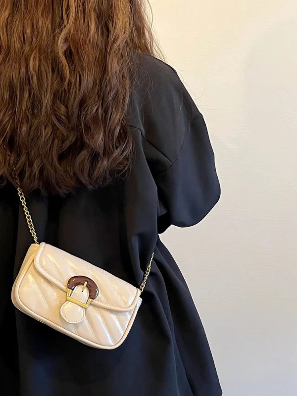 Lightweight Luxury Summer Women's Mini Crossbody Bag - Embroidered Chanel-Style Chain Bag, Versatile Fashion Accessory 2023
